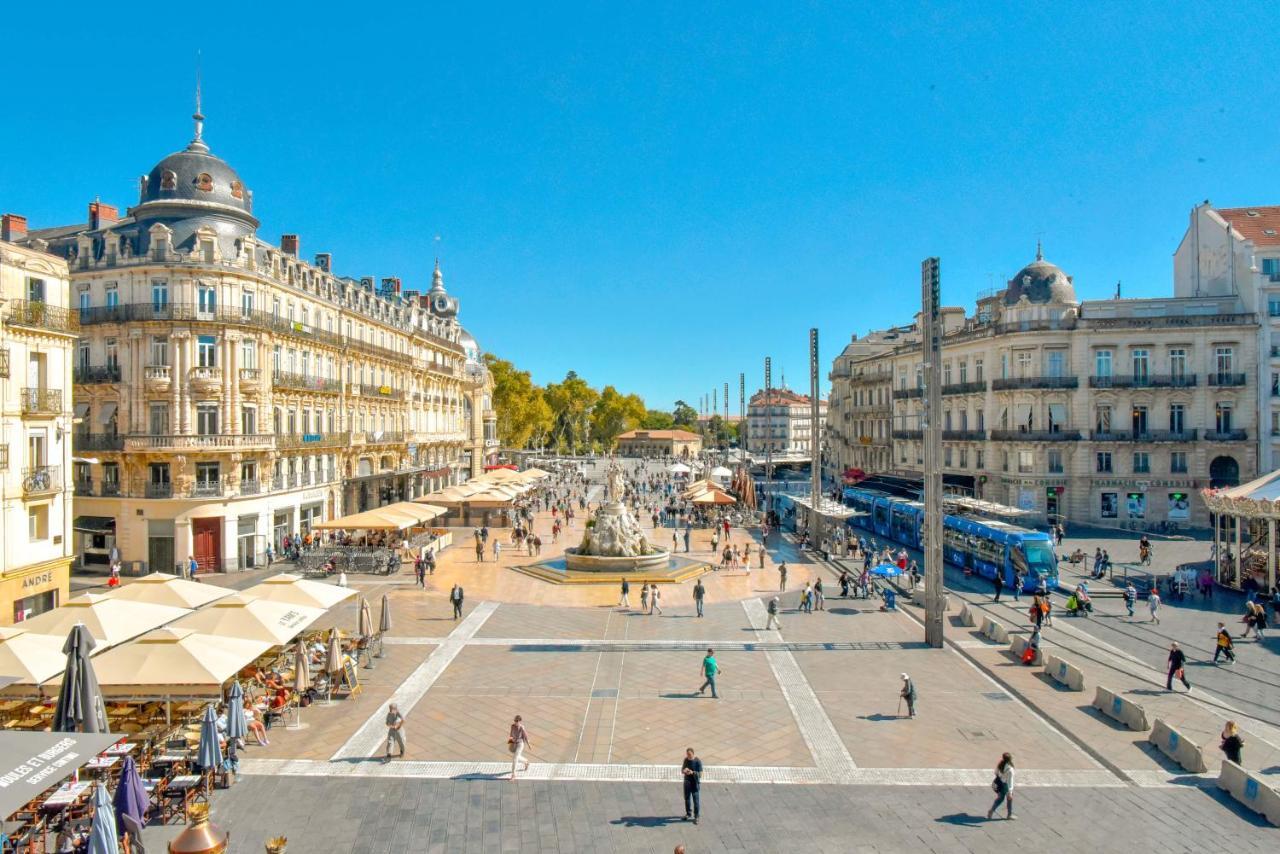 Appartement Montpellier Comédie Gare St Roch Exterior foto